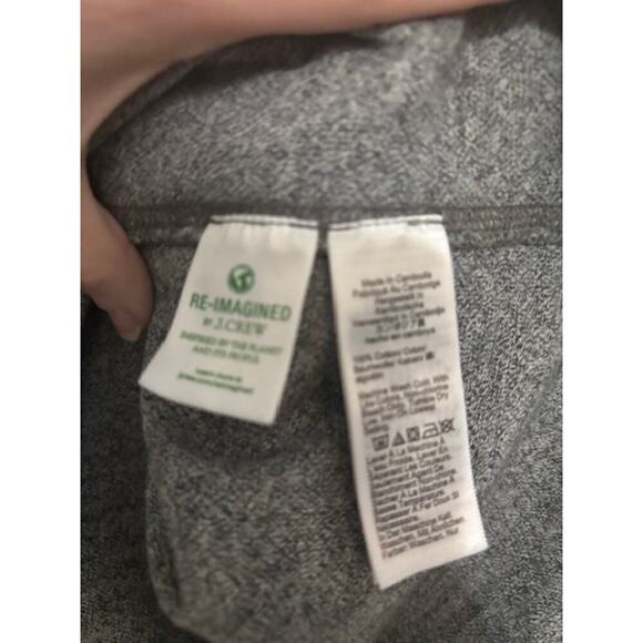 J Crew Mens Quarter Zip Pullover XXL Athleisure Jacket Gray Casual NWT BJ309 - Picture 4 of 9
